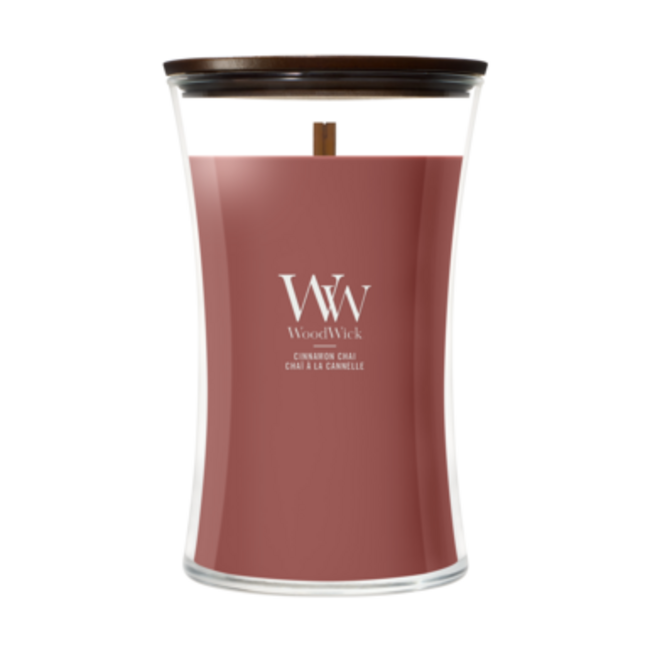 Woodwick Cinnamon Chai Large Candle WoodWick© 130h.