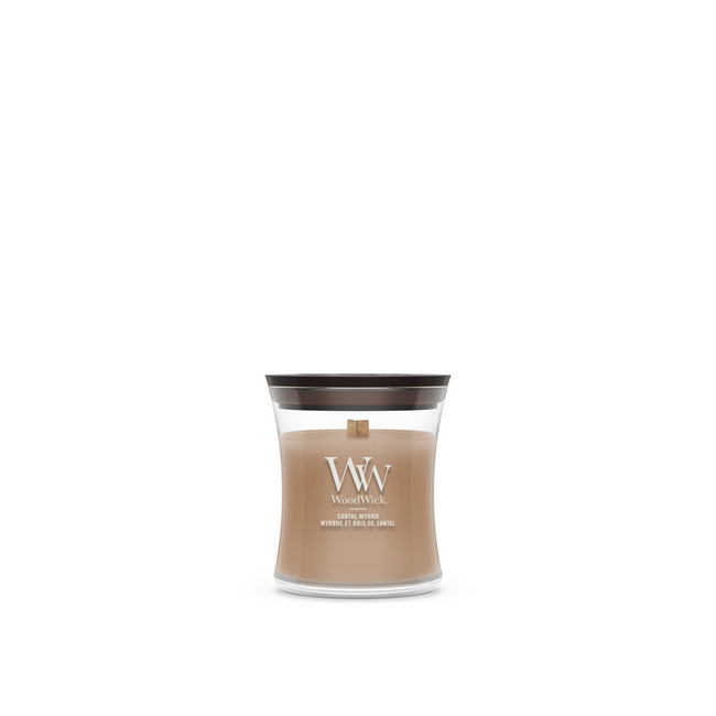 Woodwick Santal Myrrh Mini Candle WoodWick© 20h.