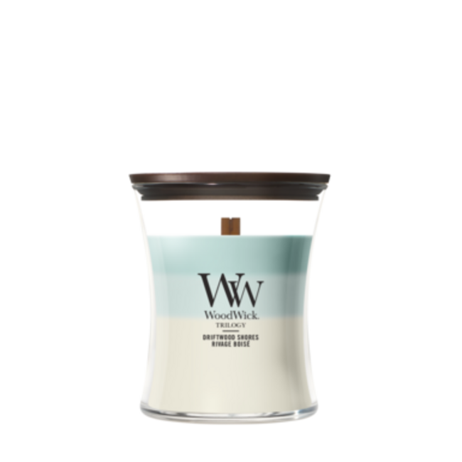 Woodwick Trilogy Driftwood Shores Medium Candle WoodWick© 60h.