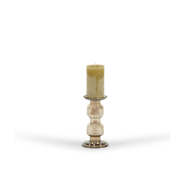 MD Glass chandelier rolls S, brown luster