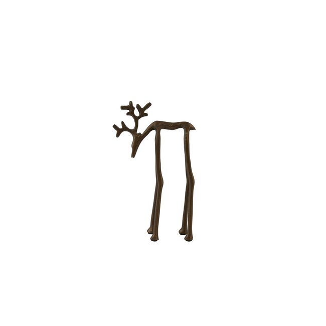 Light & Living Ornament Deer 15x6x25 cm - Matt Brown-Bronze