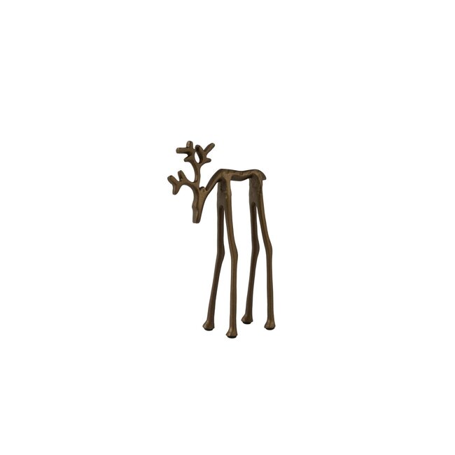 Light & Living Ornament Deer 15x6x25 cm - Matt Brown-Bronze