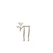 Light & Living Ornament Deer 15x6x20 cm - Nickel
