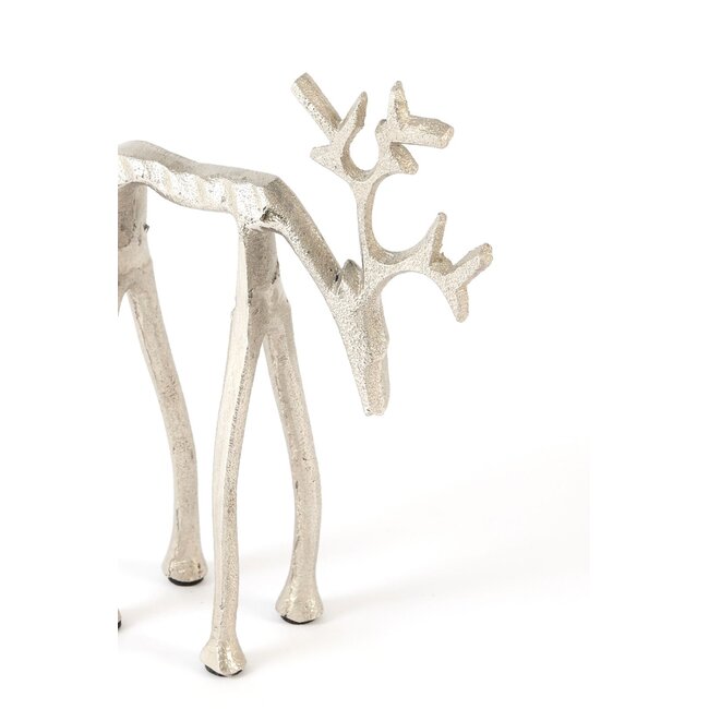 Light & Living Ornament Deer 15x6x20 cm - Nickel