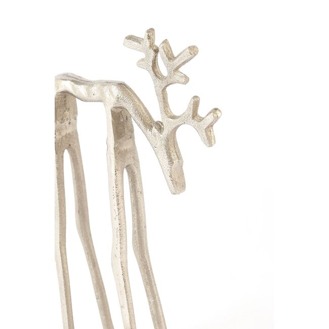Light & Living Ornament Deer 15x6x25 cm - Nickel