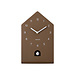 Present Time Wall clock Fino Cuckoo mocha brown