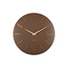 Present Time Wall clock Esmerado large mocha