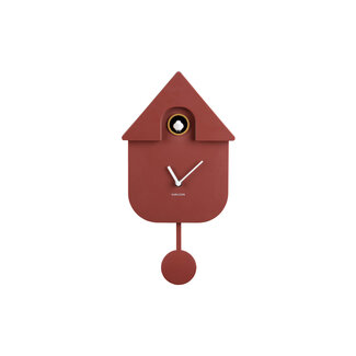 Present Time Wall clock Modern Cuckoo ABS ochre