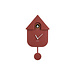 Present Time Wall clock Modern Cuckoo ABS ochre