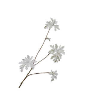 Silk-Ka GERANIUM TAK GROEN-GRIJS 83 cm