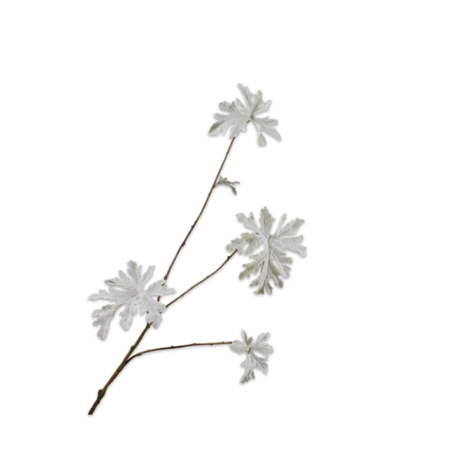 Silk-Ka GERANIUM TAK GROEN-GRIJS 83 cm