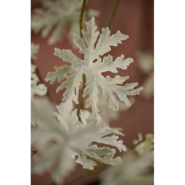 Silk-Ka GERANIUM TAK GROEN-GRIJS 83 cm