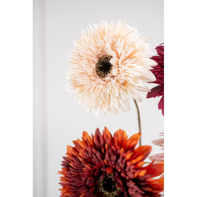 Silk-Ka ZONNEBLOEM TAK CREME 71 cm