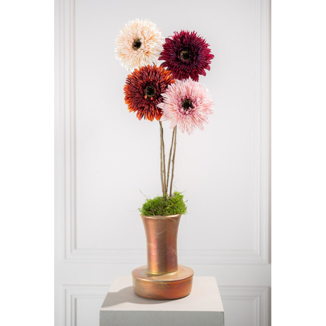 Silk-Ka ZONNEBLOEM TAK ROZE 71 cm