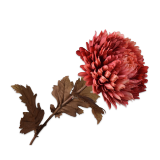 Silk-Ka CHRYSANT STEEL ROZ/RD 75 cm