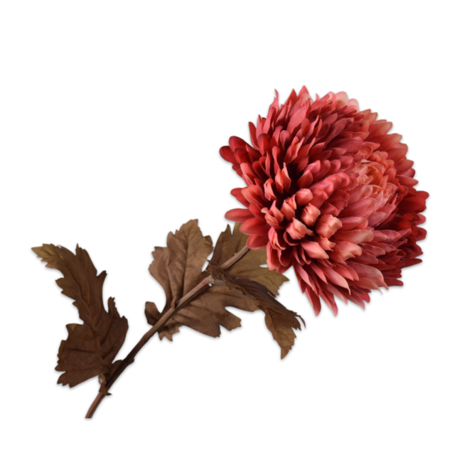 Silk-Ka CHRYSANT STEEL ROZ/RD 75 cm