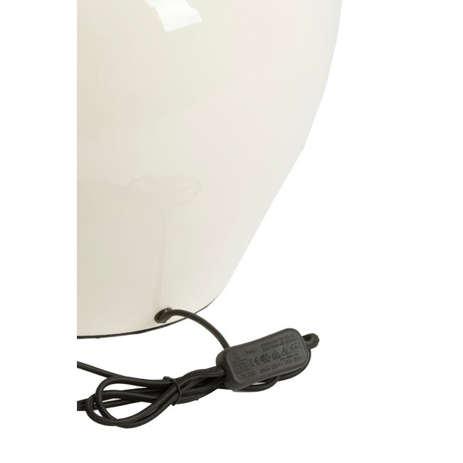 Light & Living Lampvoet Ø33x51 Cm NANA glanzend Crème