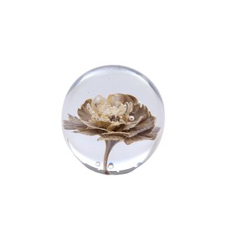 Light & Living Ornament Ø8x8 cm FLOWER glas crème Light & Living Ornament Ø8x8 cm FLOWER glas crème