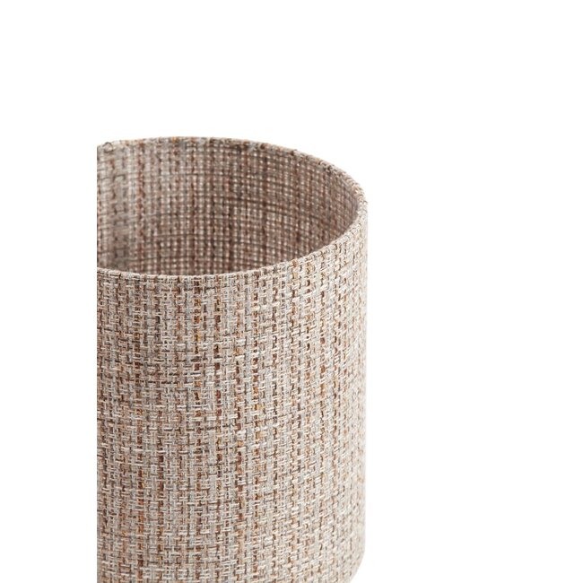Light & Living Kap cilinder 25-25-27 cm OKAVI licht bruin