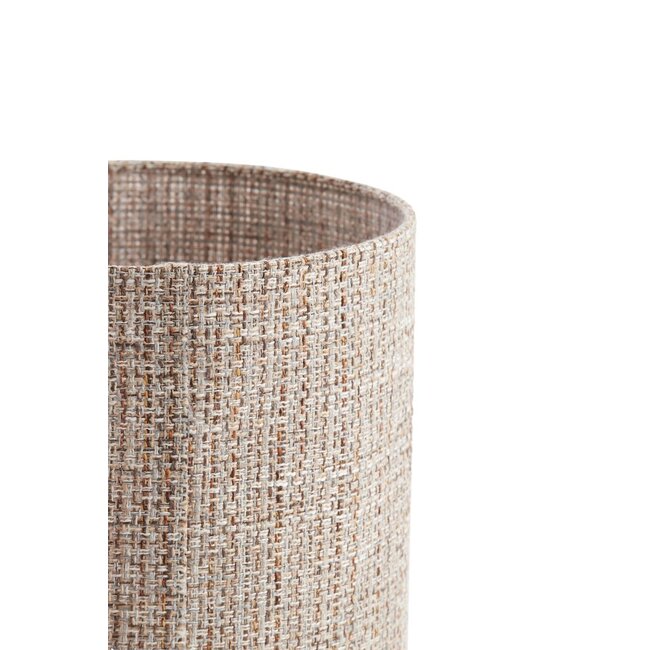 Light & Living Kap cilinder 25-25-27 cm OKAVI licht bruin