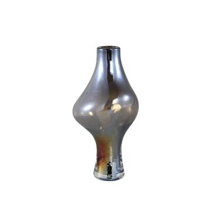PTMD Naima Light Brown glass irregular vase wide middle PTMD Naima Light Brown glass irregular vase wide middle