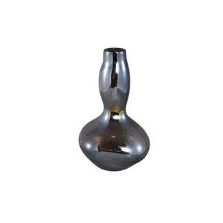 PTMD Naima Light Brown glass irregular shape vase bulby PTMD Naima Light Brown glass irregular shape vase bulby