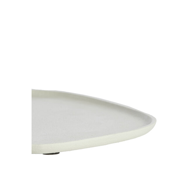 Light & Living Schaal organisch 33x33x1,5 cm TOJERA crème
