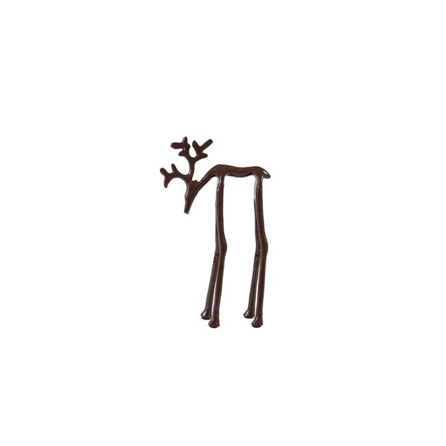 Light & Living Ornament Deer 15x6x25 cm - Shiny Eggplant