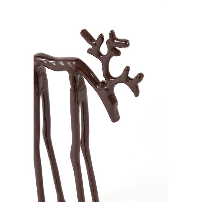 Light & Living Ornament Deer 15x6x25 cm - Shiny Eggplant