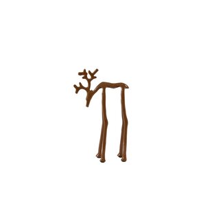 Light & Living Ornament Deer 15x6x25 cm - Shiny Caramel