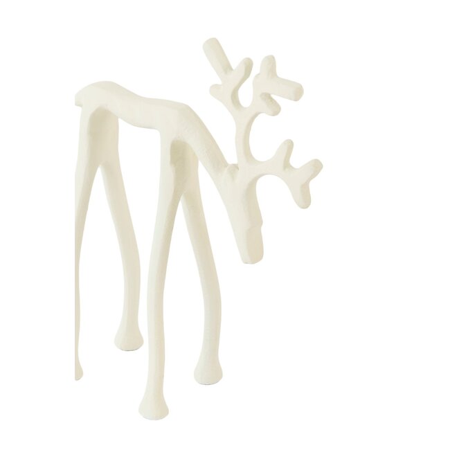 Light & Living Ornament Deer 15x6x20 cm - Shiny Cream