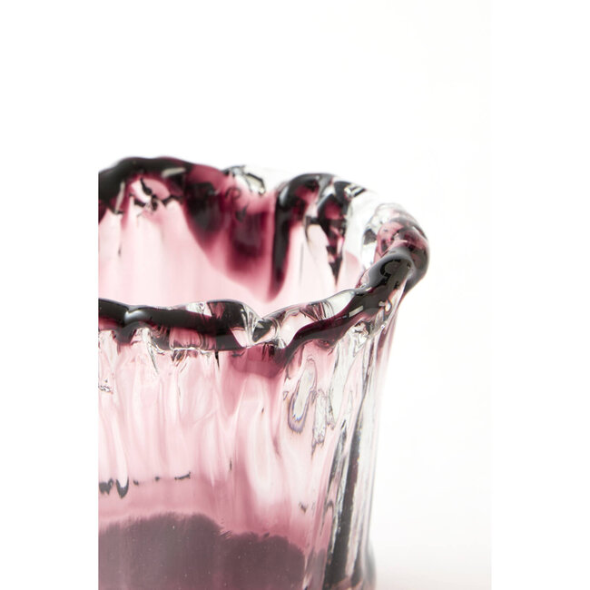 Light & Living Theelicht Ø10x10 cm MYRON glas aubergine