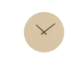 Light & Living Klok Ø59 cm LICOLA mat zand+licht bruin gespikkeld