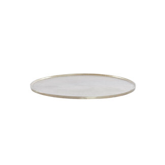 Light & Living Schaal Ø60x1,5 cm MAES licht goud Light & Living Schaal Ø60x1,5 cm MAES licht goud