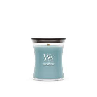 Woodwick Cedarwood & Ocean Moss Medium Candle WoodWick© 60h.