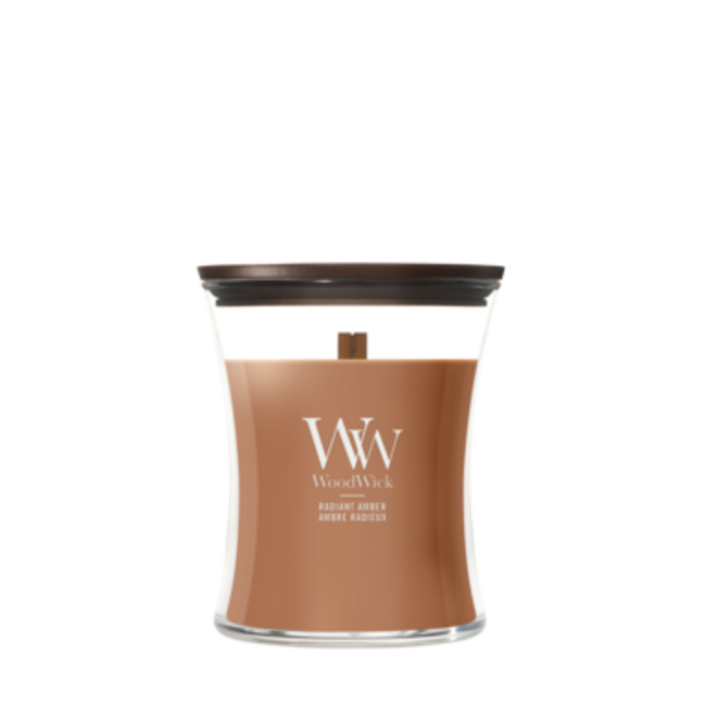 Woodwick Radiant Amber Medium Candle WoodWick© 60h.
