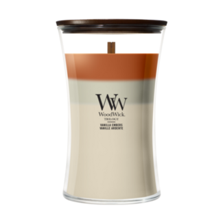 Woodwick Trilogy Vanilla Embers Large Candle WoodWick© 130h.