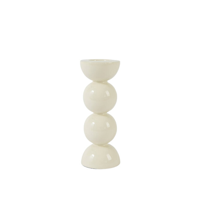 Light & Living Kandelaar NYONS shiny cream