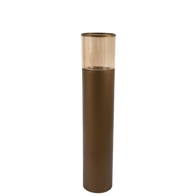 Light & Living Hurricane 25.5 127 cm YON matt brwn-brnz+glass brwn lustre