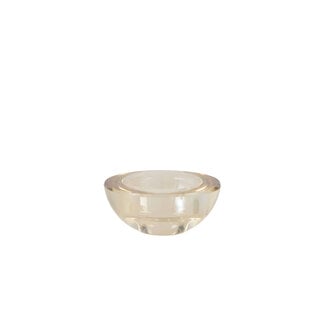Light & Living Teelichthouder XELON 8x3.5 cm Glas Amber