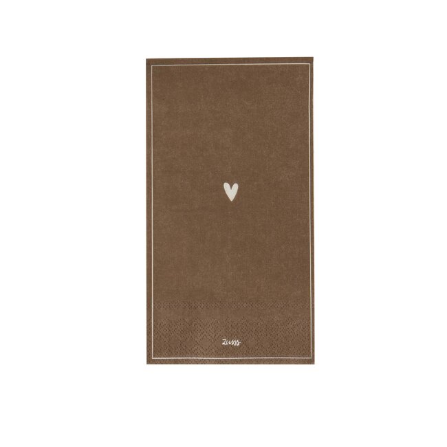 Zusss Napkins rectangle happiness