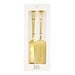 Zusss Cake server and knife made with love heart gold