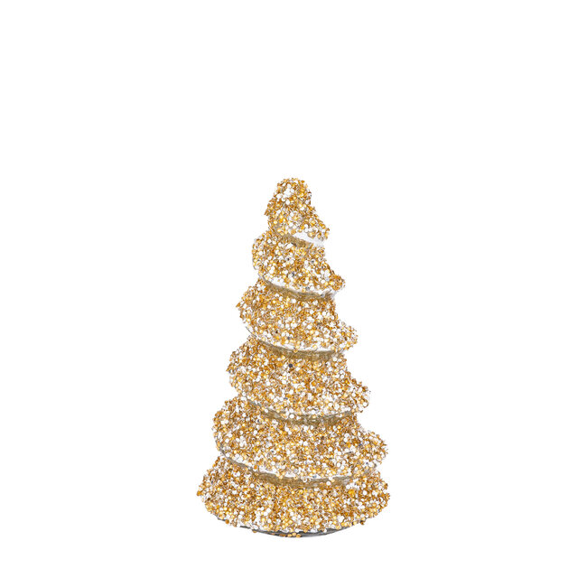 PTMD Ingra Gold glass tree shaped statue with beads S