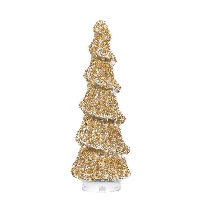 PTMD Ingra Gold glass tree shaped statue with beads L