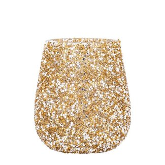 PTMD Ingra Gold glass round stormlight with beads L