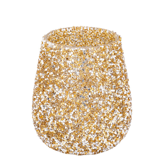 PTMD Ingra Gold glass round stormlight with beads L
