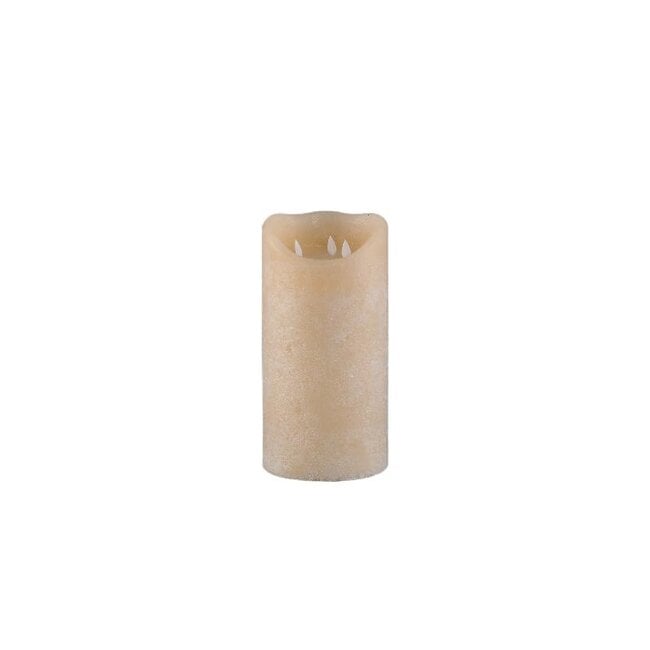 PTMD Led Light candle New Rustic ivory movable flame S