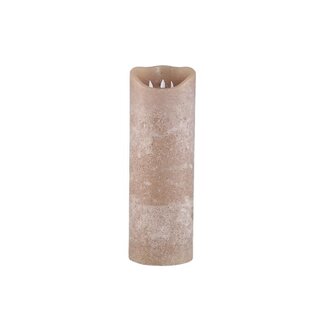 PTMD Led Light candle New Rustic beige movable flame L