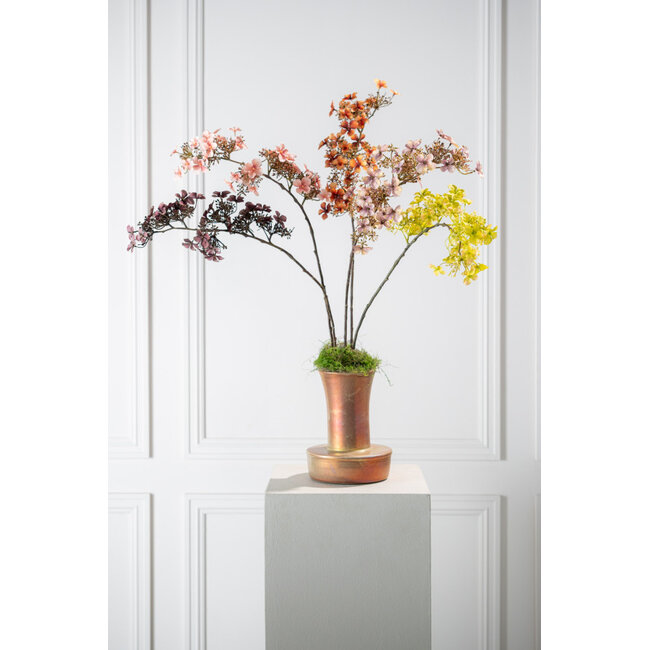 Silk-Ka HORTENSIA STEEL ROZE 89 cm