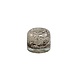 PTMD Jalenn Beige heavy bubble glass tealight S